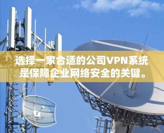 选择一家合适的公司VPN系统是保障企业网络安全的关键。以下是一些推荐的公司VPN系统以及它们的特点，供您参考