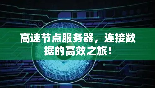 高速节点服务器，连接数据的高效之旅！