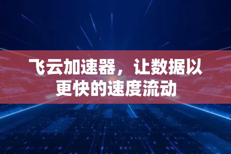飞云加速器，让数据以更快的速度流动
