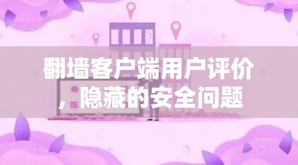 翻墙客户端用户评价，隐藏的安全问题