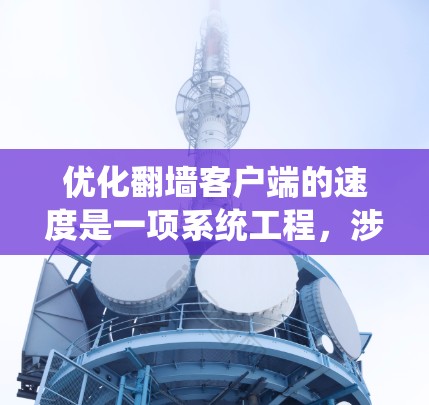 优化翻墙客户端的速度是一项系统工程，涉及多个方面，以下是一些具体的技巧和步骤，帮助您提升客户端的性能